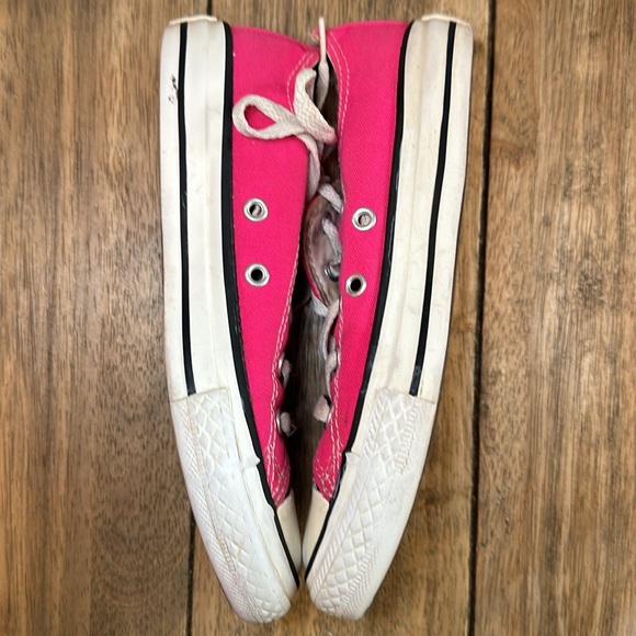 Converse Pink Pop Chuck Taylor All Star Junior's Ox Lace Up Low Top/Sz 1 - Picture 9 of 12